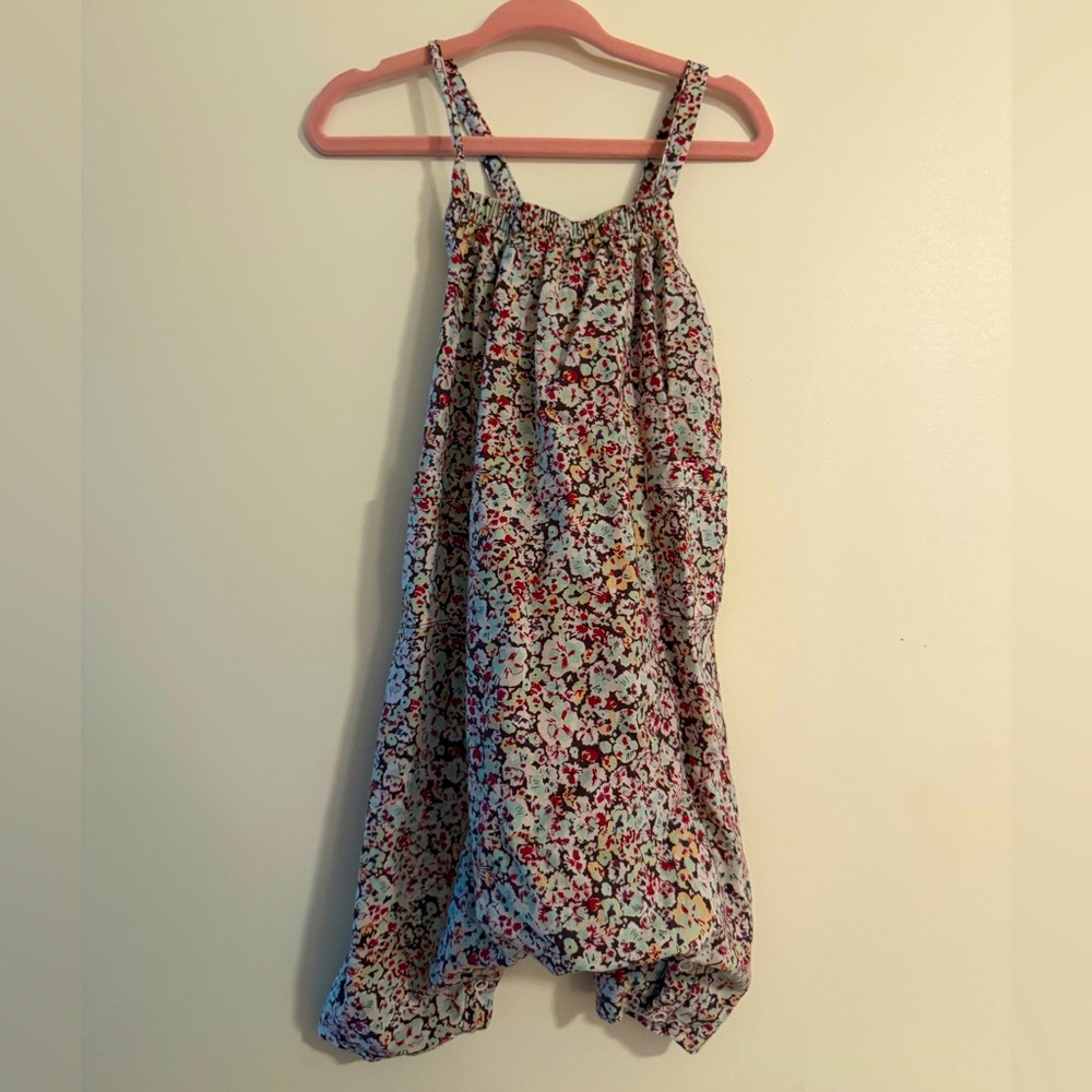 Peek Floral Girls Romper